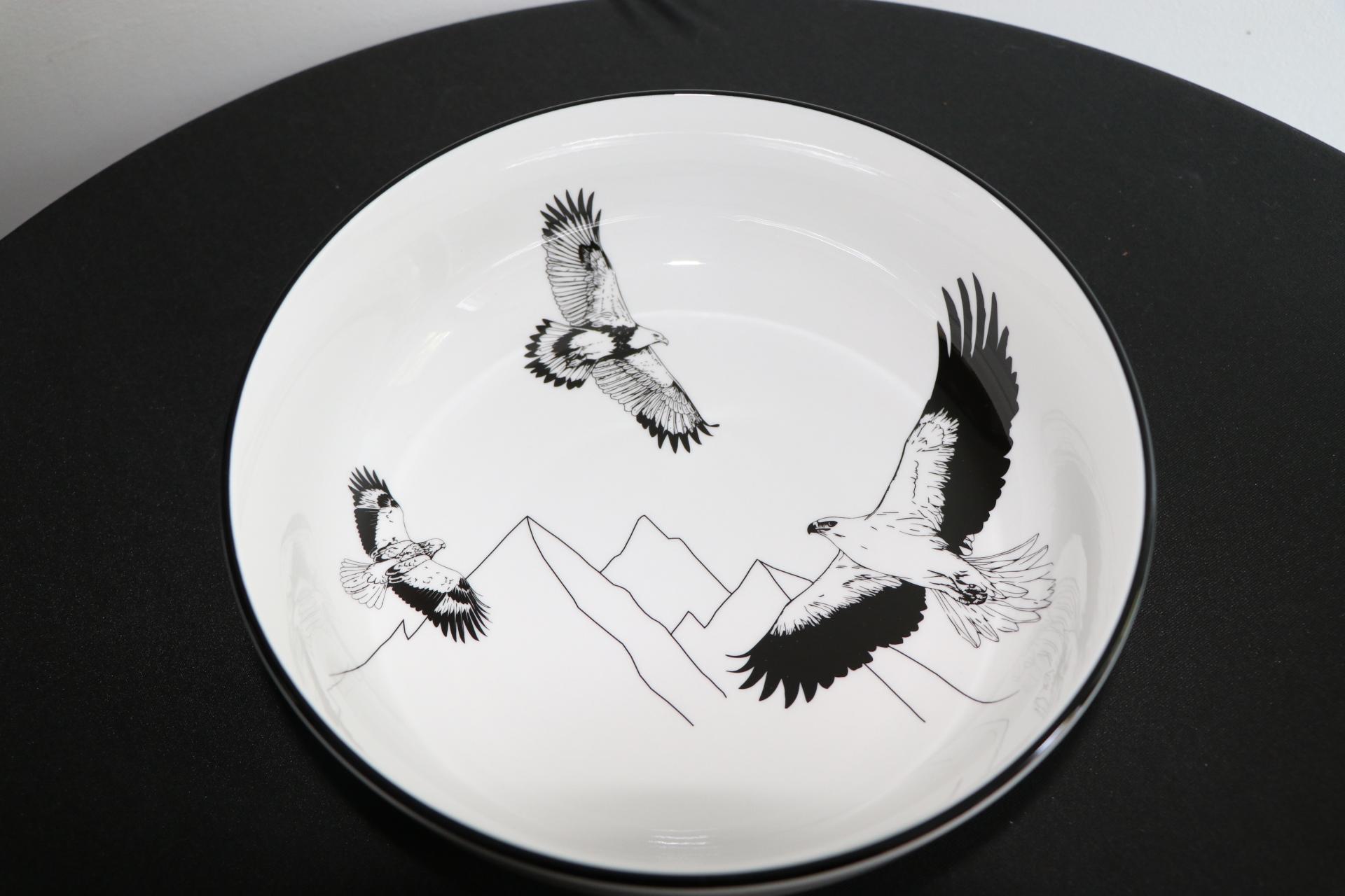 REF 5309003 ASSIETTE CREUSE DIAM 21CM AIGLE