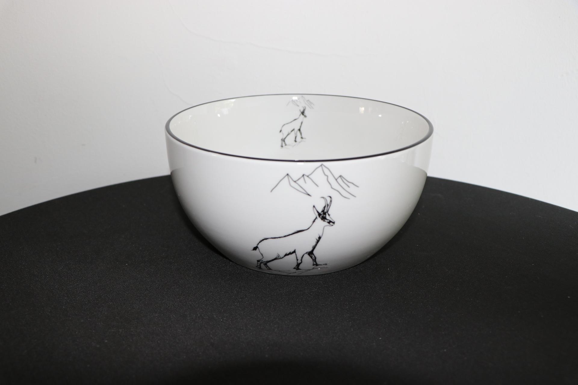 REF 5309014 SALADIER DAIM 18,4CM CHAMOIS