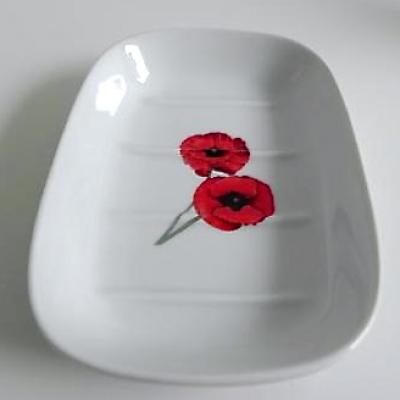 REF 5457 PORTE SAVON COQUELICOT