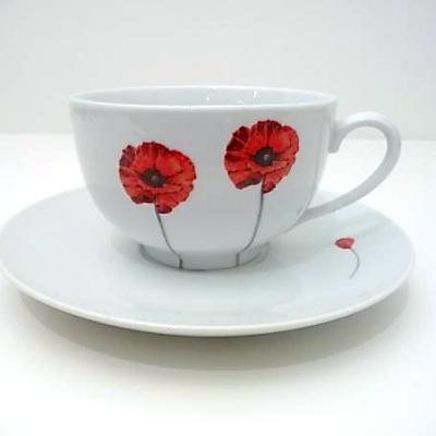 REF 6098/6099 DEJEUNER BOULE COQUELICOT